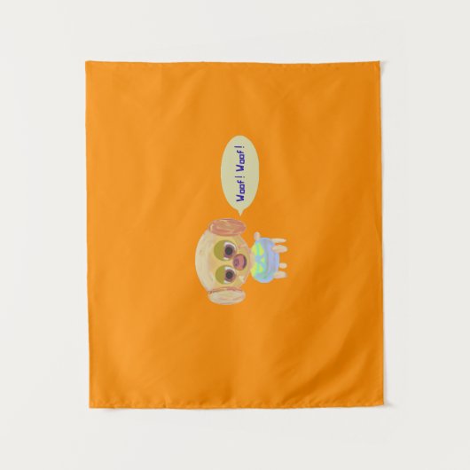 パピーオレンジ タペストリー (正面)