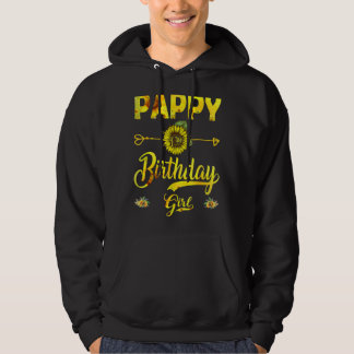 パピーカッコいいオブ誕生日ガールパパひまわり パーカ