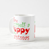 パピークリスマスホリデーマグ コーヒーマグカップ (正面左)