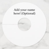 パピースクリスマスワイングラスチャーム&ラベル ワイングラスタグ (裏面)