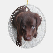 パピーズ初めてのクリスマスホリデイオーナメント セラミックオーナメント (左)