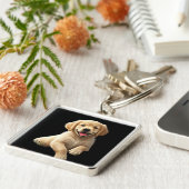 パピーデザインキーチェーン キーホルダー (側面)