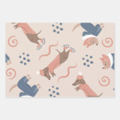 パピードグホリデーホテルまたは誕生日ラッピング紙 ラッピングペーパーシート (正面2)