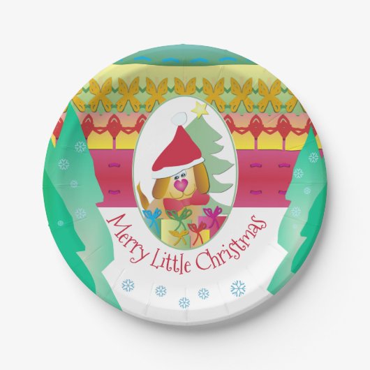 パピードグホリデー ペーパープレート (正面)