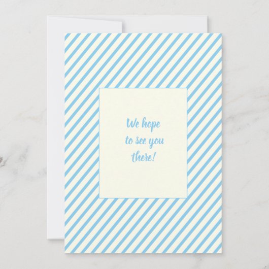 パピードッグテーマボーイファースト誕生日パーティー 招待状 (裏面)