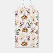 パピードッグテーマ誕生日サンキューアシフト ギフトタグ (裏面)