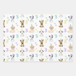 パピードッグパウィティパーティーテーマ ラッピングペーパーシート