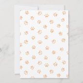 パピードッグパル誕生日ガール 招待状 (裏面)