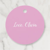 パピードッグピンクパウィティ誕生日 フェイバータグ (裏面)