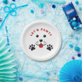 パピードッグレッツポーティ誕生日ボーイ紙プレート ペーパープレート (パーティー)