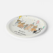 パピードッグ子供の誕生日パーティー ペーパープレート (アングル)