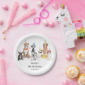 パピードッグ子供の誕生日パーティー ペーパープレート (パーティー)