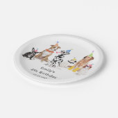 パピードッグ子供の誕生日パーティー ペーパープレート (アングル)