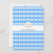 パピードッグ男女兼用または少年誕生日ポーティ 招待状 (裏面)