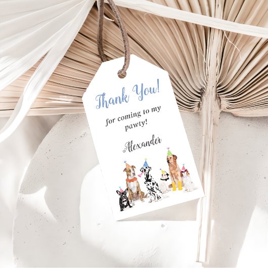 パピードッグ誕生日ありがとう好意ギフトラベル ギフトタグ