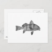 パピードラムロゴ(ラインアート) ポストカード (正面/裏面)