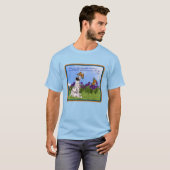 パピーバタフライブッダ感動的引用文 Tシャツ (正面フル)