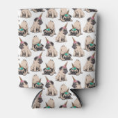 パピーパグ | Unicornパターンを目指す 缶クーラー (正面)