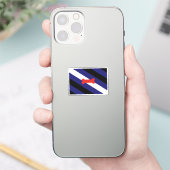 パピープレイプライドフラッグ シール (スマートフォン)