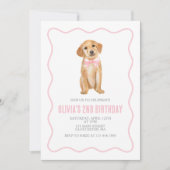 パピープレッピープレイド 誕生日招待状 招待状 (正面)