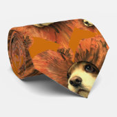 パピーラブコッカースパニエル犬覗き穴 ネクタイ (ロール)