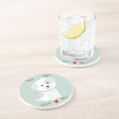 パピーラブサンドストーンコースター コースター (側面)