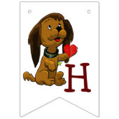 パピーラブチャイルド誕生日 バンティングフラッグ (第2の旗)