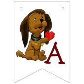 パピーラブチャイルド誕生日 バンティングフラッグ (第3の旗)