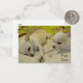 パピーラブバレンタインノートカード ノートカード (正面/裏面インサイチュ)