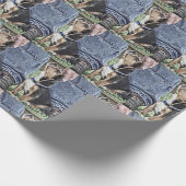 パピーラブビーグルとパパデジタルアート ラッピングペーパー (角)