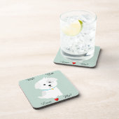 パピーラブ懸命プラスチックコースター コースター (右側)
