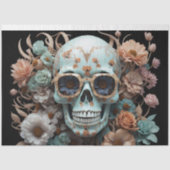 パピールムッセリンフラワースカル 薄葉紙 (正面)