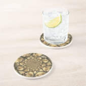 パピー万華鏡のように千変万化するパターンアートプリント コースター (側面)