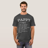 パピー定義おじいちゃん父の日ギフトマン Tシャツ (正面フル)