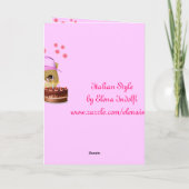 パピー誕生日カード カード (裏面)