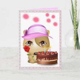 パピー誕生日カード カード