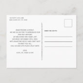 パピー足のピッタパタニューペットドッグパピー 案内ポストカード (裏面)