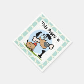 パピー1st誕生日紙ナプキンス スタンダードカクテルナプキン (角)