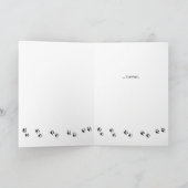 パピー・フレンド・カー最高のド付き小さな女の子 カード (内部)