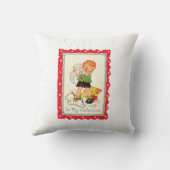 パピー&子猫とバレンタインボーイ クッション (裏面)