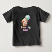 パピー 誕生日パーティー ベビーTシャツ (正面)