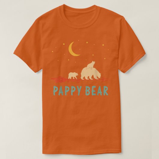 パピーB2カッブシャツ付きパピ賛美ーベア Tシャツ (デザイン正面)