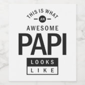 パピ素晴らしー ワインラベル