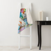 パピ絵を描ーの毛布を飛び散らした シェルパブランケット (インサイチュ)