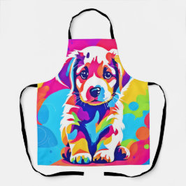 パピ鮮やかー芸術 エプロン