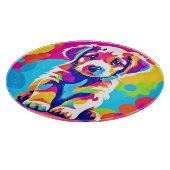 パピ鮮やかー芸術 カッティングボード (角)