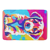 パピ鮮やかー芸術 バスマット (正面)