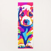 パピ鮮やかー芸術 ヨガマット (裏面)