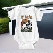 パフおもしろいァフィックスのワードアート ベビーボディスーツ