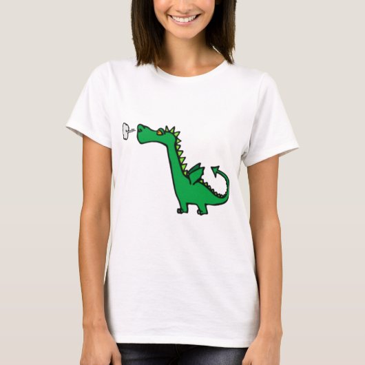 パフのドラゴン Tシャツ (正面)